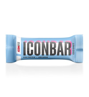 ICONFIT ICONBAR Coconut  Olbaltumvielu batoniņš, 45g | inbeauty.lv