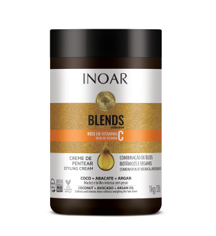 INOAR Blends Styling Cream Krēms matu veidošanai ar C vitamīnu, 1000 | inbeauty.lv