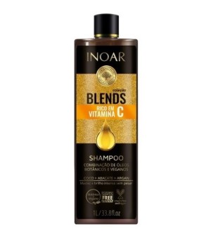 INOAR  Blends Shampoo Šampūns ar C vitamīnu, 1000ml | inbeauty.lv
