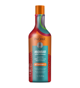 INOAR Bombar Super Vitamins Shampoo Ar vitamīniem bagātināts šampūns 1000ml | inbeauty.lv