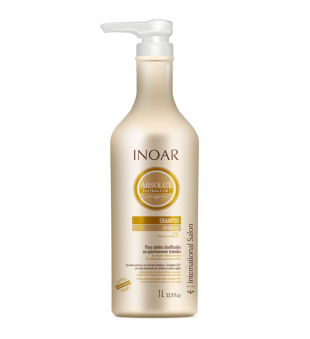 INOAR Absolut Daymoist Shampoo - šampūns ķīmiski bojātiem matiem 1000ml | inbeauty.lv