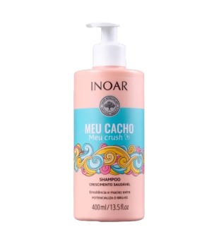 INOAR Meu Cacho Meu Crush Shampoo Šampūns cirtainiem matiem, 400ml | inbeauty.lv