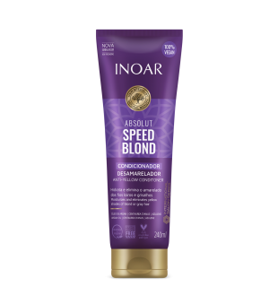 INOAR Absolut Speed Blond Shampoo - šampūns gaišiem matiem 240ml | inbeauty.lv