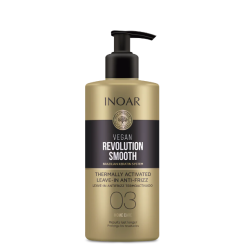 Vegan Revolution Smooth Thermo Activated Anti-Frizz bez spłukiwania Krok 3 Aktywowany ciepłem balsam bez spłukiwania, 350ml