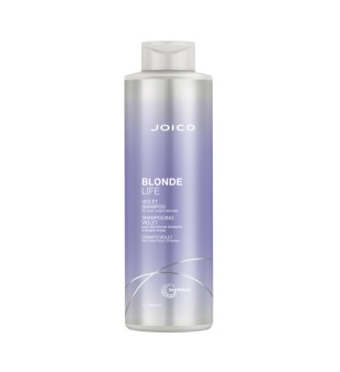 JOICO BLONDE LIFE Violet Shampoo Dzelteno toni neitralizējošais šampūns, 1000ml | inbeauty.lv