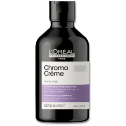 Chroma Crème Purple Krēmveida šampūns kas neitralizē dzeltenos apakštoņus blondos matos 300ml