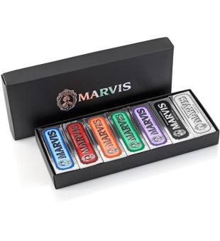 Marvis Black Box Set Zobu pastas komplekts kastītē, 7*25 ml | inbeauty.lv