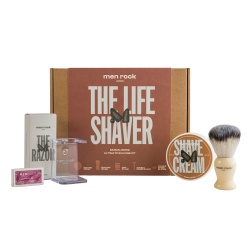 Ultimate Shaving Gift Set Sandalwood Skūšanās komplekts ar abpusēju skuvekli, 1gab