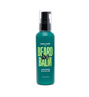 Men Rock Sicilian Lime and Coffeine Beard Balm Sicīlijas Uzmundrinošais bārdas balzams ar Sicīlijas laimu un kofeīnu, 100 ml | inbeauty.lv