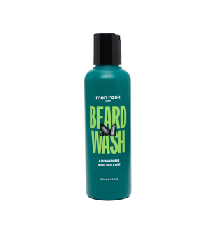 Men Rock Sicilian Lime Awakening Beard Wash Sicīlijas Uzmundrinošas bārdas ziepes ar Sicīlijas laimu un kofeīnu, 100 ml | inbeauty.lv