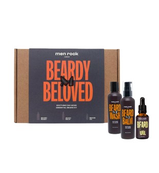 Men Rock Beardy Beloved Soothing Oak Moss Beard Kit Bārdas kopšanas komplekts, 1 gab. | inbeauty.lv