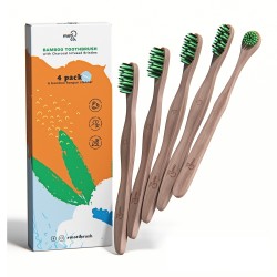 Bamboo Toothbrush Kit Bambusa mutes kopšanas komplekts, 1 gab.