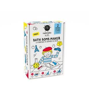 Nailmatic KIDS PARIS Bath Bomb Maker Vannas bumbu veidošanas komplekts, 1 gab. | inbeauty.lv