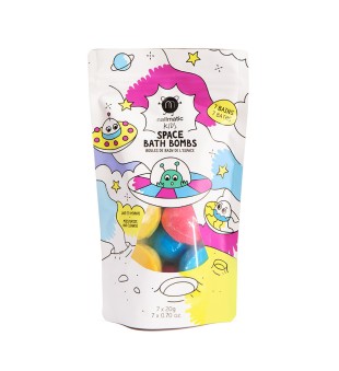 Nailmatic KIDS SPACE BATH BOMBS Vannas bumbu komplekts, 7x20 g | inbeauty.lv