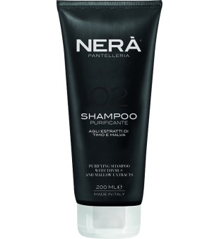 02 Purifying Shampoo With Thymus & Mallow Extracts Attīrošs šampūns taukainai galvas ādai, 200 ml