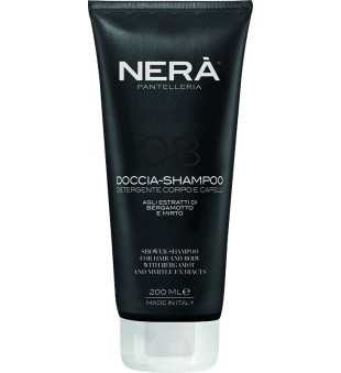 NERA 08 Shower-Shampoo With Bergamot & Myrtle Extracts Matu un ķermeņa mazgāšanas līdzeklis ar bergamotes un nātru ekstraktiem, 200ml | inbeauty.lv