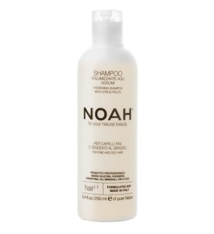 Noah 1.1. Thickening Shampoo With Citrus Fruits Šampūns taukainiem matiem, 250 ml | inbeauty.lv