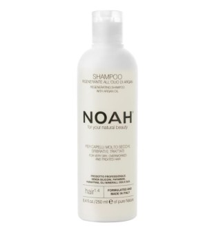 Noah 1.4. Regenerating Shampoo With Argan Oil Šampūns sausiem un ķīmiski bojātiem matiem, 250 ml | inbeauty.lv