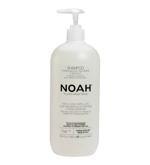 Noah 1.5. Purifying Shampoo With Green Tea Šampūns pret blaugznām, 1000 ml | inbeauty.lv