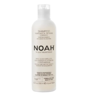 Noah 1.5. Purifying Shampoo With Green Tea Šampūns pret blaugznām, 250 ml | inbeauty.lv