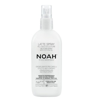 Noah 5.12. Milk Hair Spray With Cotton Oil Matu pieniņš aizsardzībai pret savelšanos, 150 ml | inbeauty.lv