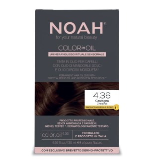 Noah Color In Oil 4.36 Eļļas matu krāsa, 135ml | inbeauty.lv