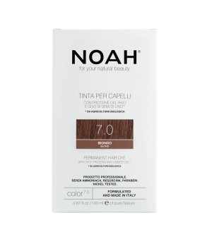 Noah Permanent Hair Dye 7.0 Blond Ilgnoturīga matu krāsa, 140 ml | inbeauty.lv