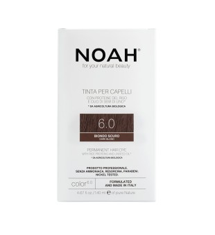 Noah Permanent Hair Dye 6.0 Dark Blond Ilgnoturīga matu krāsa, 140 ml | inbeauty.lv