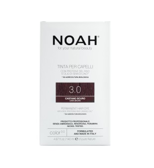 Noah Permanent Hair Dye 3.0 Dark Brown Ilgnoturīga matu krāsa, 140 ml | inbeauty.lv