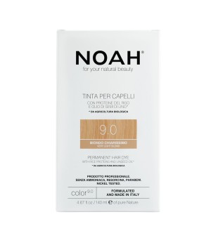 Noah Permanent Hair Dye 9.0 Very Light Blond Ilgnoturīga matu krāsa, 140 ml | inbeauty.lv