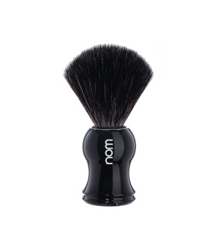Nom Black Fibre Shaving Brush Skūšanās ota GUSTAV 21 BL, 1 gab. | inbeauty.lv