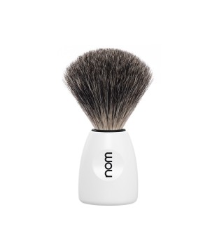 Nom Dachs Badger Shaving Brush Skūšanās ota LASSE 81 WH, 1 gab. | inbeauty.lv