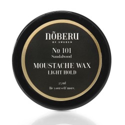 No 101 Moustache Wax Light Hold Vieglas fiksācijas ūsu vasks, 25 ml