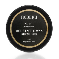 No 101 Moustache Wax Strong Hold Stipras fiksācijas ūsu vasks, 25 ml