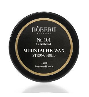 No 101 Moustache Wax Strong Hold Stipras fiksācijas ūsu vasks, 25 ml