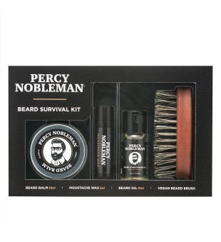 Percy Nobleman Beard Survival Kit Bārdas kopšanas komplekts, 1 gab. | inbeauty.lv