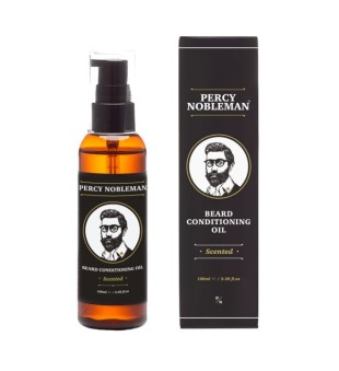 Percy Nobleman Beard Conditioning Oil Scented Kondicionējoša bārdas eļļa ar vaniļas aromātu, 100 ml | inbeauty.lv