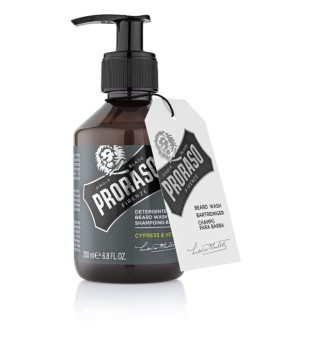 Proraso Cypress & Vetyver Beard Wash Bārdas šampūns, 200 ml | inbeauty.lv
