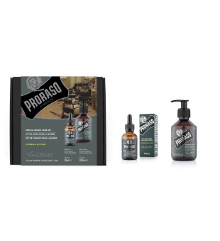 Proraso Duo Pack Cypress & Vetyver Beard Oil & Shampoo Bārdas kopšanas komplekts, 1 gab. | inbeauty.lv