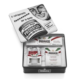 Proraso Toccasana Vintage Shaving Kit Vintāžas stila skūšanās komplekts, 1 gab. | inbeauty.lv