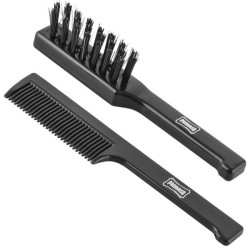 Moustache Brush & Beard Comb Set Senā stila ūsu ķemmju komplekts, 1 gab.