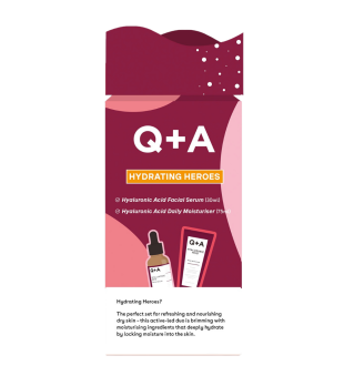 Q+A HYDRATING HEROES Gift Set Mitrinošo sejas kopšanas līdzekļu komplekts, 1 gab. | inbeauty.lv