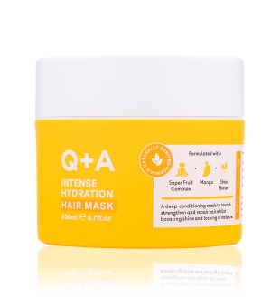 Q+A Intense Hydration Hair Mask Intensīvi mitrinoša matu maska, 200 ml | inbeauty.lv
