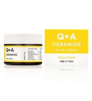 Q+A Ceramide Barrier Defence Face Cream Sejas krēms ar keramīdiem, 50g | inbeauty.lv