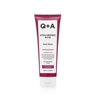 Q+A Hyaluronic Acid Body Wash Ķermeņa mazgāšanas līdzeklis ar hialuronskābi, 250ml | inbeauty.lv