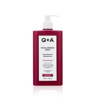 Q+A Hyaluronic Acid Post-Shower Moisturiser Mitrinošs ķermeņa krēms ar hialuronskābi , 250ml | inbeauty.lv