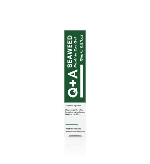 Q+A Seaweed Peptide Eye Gel Acu želeja ar peptīdiem, 15 ml | inbeauty.lv