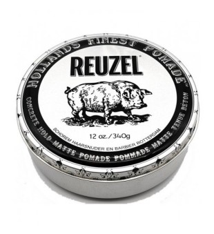 Reuzel Concrete Hold Matte Pomade Īpaši spēcīgas fiksācijas matu pomāde, 340 g | inbeauty.lv