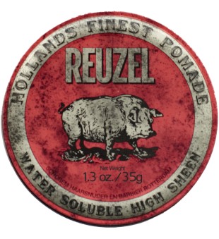 Reuzel Red Water Soluble High Sheen Pomade – Pomāde matiem, 113 g | inbeauty.lv