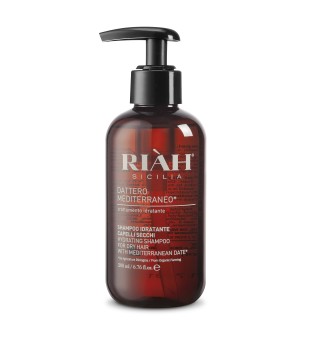 RIAH Hydrating Shampoo With Mediterranean Date Mitrinošs šampūns ar datelēm, 200 ml | inbeauty.lv